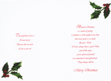 Christmas insert for black greeting card