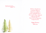 Ethnic christmas card insert for God daughter