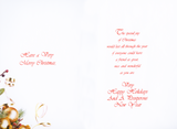 special friend christmas card insert