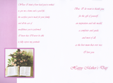Greeting card insert for mothers day